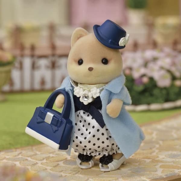 Miniatyrfigurer - SYLVANIAN FAMILIES - Moderesväskan och storasyster Caramel dog