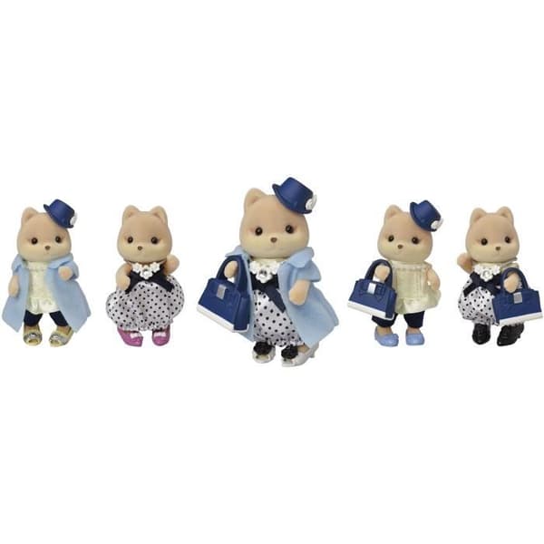 Miniatyrfigurer - SYLVANIAN FAMILIES - Moderesväskan och storasyster Caramel dog
