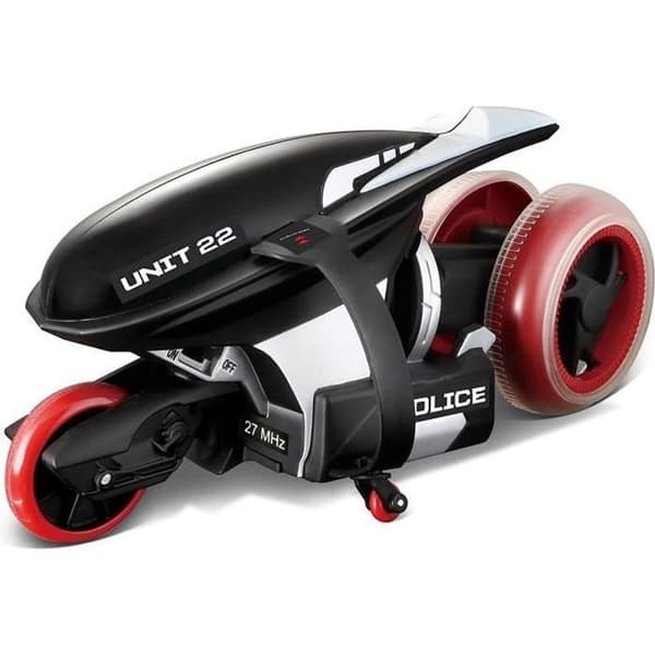 Cyklone 360 fjärrstyrd motorcykel - MAISTO Tech - Tiltande hjul - Svart