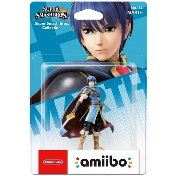 Amiibo Figure - Marth N°12 • Super Smash Bros. Collection.