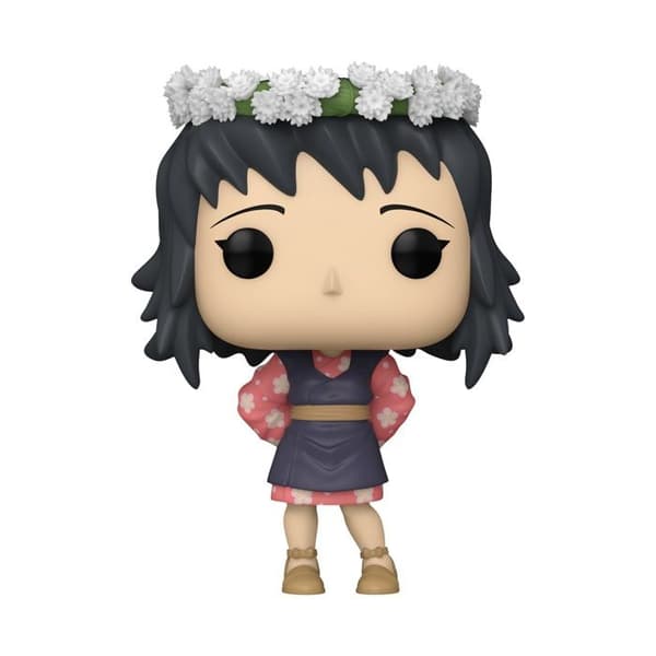 Figurine Funko Pop! - Funko - Makomo - Blomsterhatt - Grå - Kimetsu no Yaiba