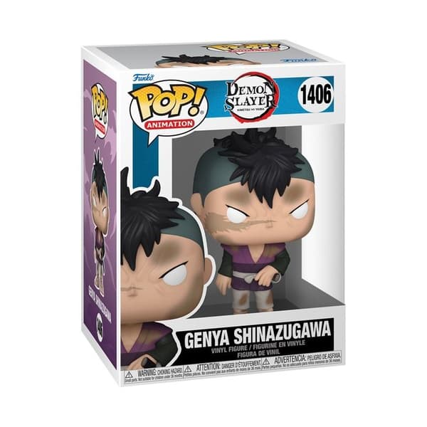 Funko Pop! Animation: Demon Slayer - Genya - Flerfärgad - Blandat