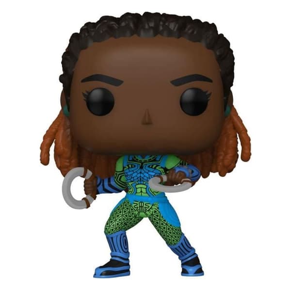 Figurine Funko Pop! - GAMESTOP LTD - Nakia - Noir - Marvel - 9 cm