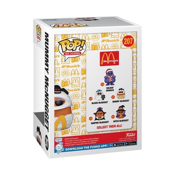 Samlarfigur Funko Pop! McDonalds Mummy McNugget - Grå och flerfärgad - Pop!-sortiment
