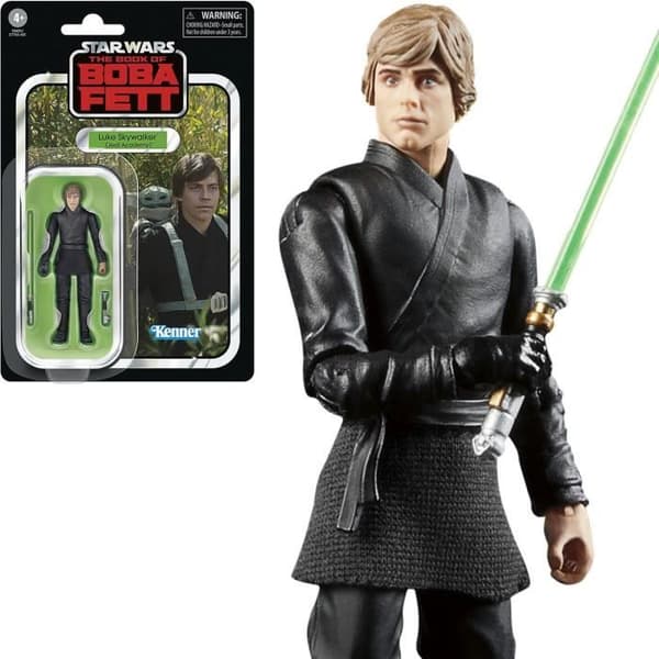 Star Wars The Vintage Collection - F8409 - 10 cm ledad figur - Luke Skywalker (Jedi Academy)
