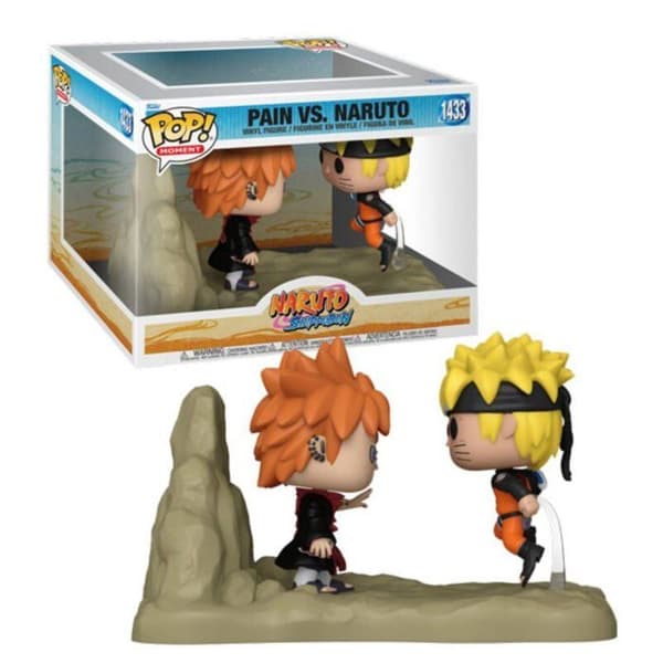 Funko Pop! Naruto Shippuden - Pain vs Naruto 1433 Anime Moment - Vit vinyl