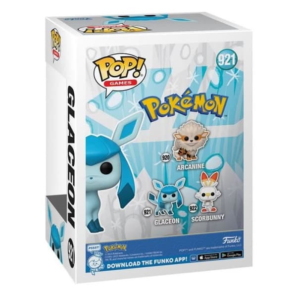 Pokemon POP! Spel Vinyl Glaceon (EMEA) 9 cm
