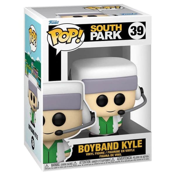 Figurine - FUNKO - South Park Boyband Kyle - 9.5 cm - Flerfärgad - Officiella licenser