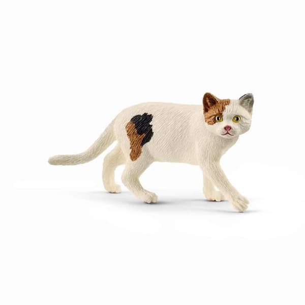 Amerikansk korthårig kattfigur - SCHLEICH - Flerfärgad - Beige - Barn - Farm World