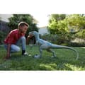 Miniatyrbild 4 av 5: JURASSIC WORLD Super Colossal Velociraptor Blue Dinosaur Figur 90cm