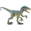 Miniatyrbild 1 av 5: JURASSIC WORLD Super Colossal Velociraptor Blue Dinosaur Figur 90cm
