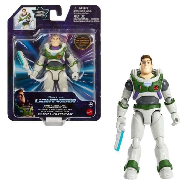 Buzz Alpha Suit Figure - Pixar - Lightyear - 12 cm - 12 artikulationspunkter