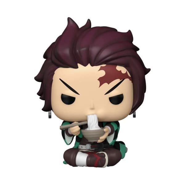 Figur - Funko - Tanjiro - Kimetsu no Yaiba - Pop! Vinyl - Med nudlar