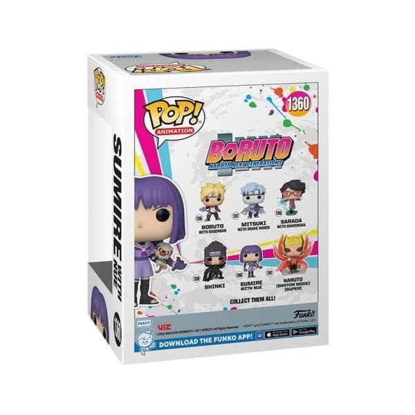 POP! Boruto Naruto Next Generations - FUNKO - Sumire w/naken - Vit - Inomhus - Unisex