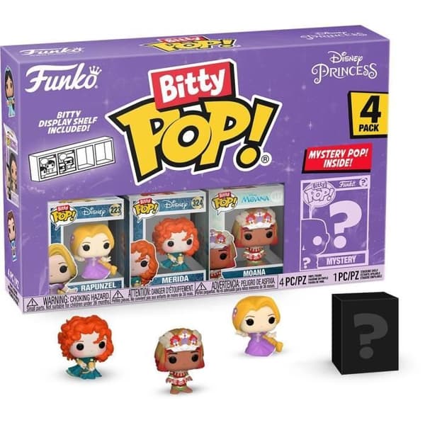Bitty Pop! Disney - Princess Cinderella - Rosa - Paket med 4 - Disney Infinity Figure - Pop!