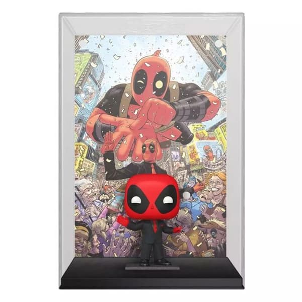 Funko - Marvel - POP! Comic Cover Deadpool (2025) 1 Deadpool i svart kostym 9 cm