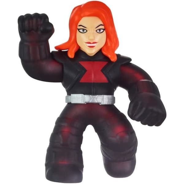 Black Widow Figur 11 cm - Älgleksaker - Goo Jit Zu Marvel - Stretchig och krossande