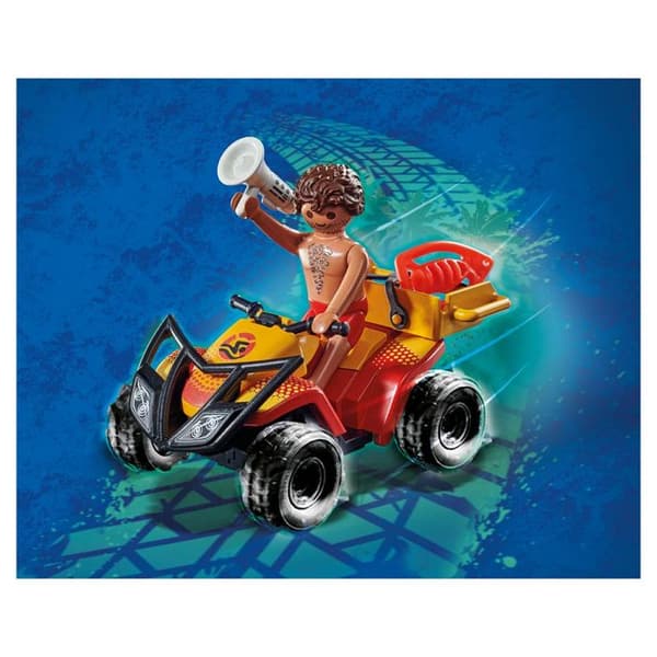 PLAYMOBIL - City Action 71040 Sjöräddare och fyrhjuling - Vit - Barn - Blandat - Från 4 år