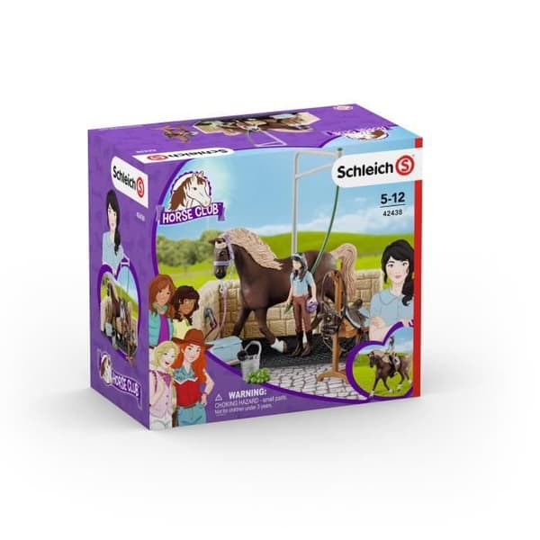 Emily &amp; Luna hästtvättbox - SCHLEICH - 42438 - Horse Club sortiment