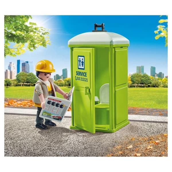 Leksak - PLAYMOBIL - 71435 - Toaletter - Med figur - 10 delar - Från 4 år