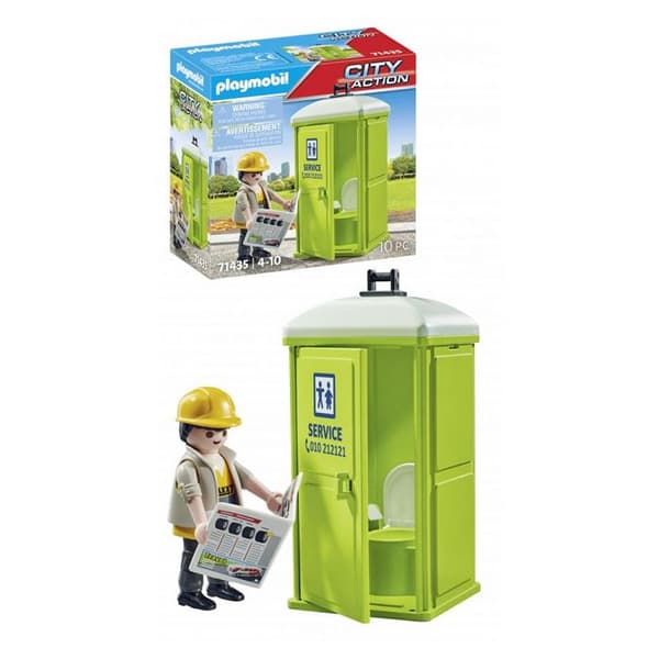 Leksak - PLAYMOBIL - 71435 - Toaletter - Med figur - 10 delar - Från 4 år