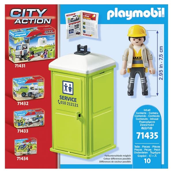 Leksak - PLAYMOBIL - 71435 - Toaletter - Med figur - 10 delar - Från 4 år