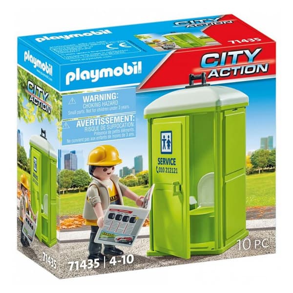Leksak - PLAYMOBIL - 71435 - Toaletter - Med figur - 10 delar - Från 4 år