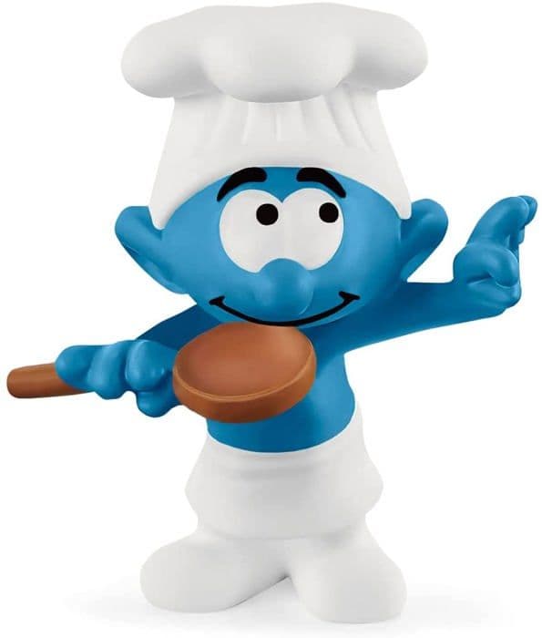 Figurine - SCHLEICH - Cook Smurf - SMURFS™-sortimentet - Blandat - Från 3 år