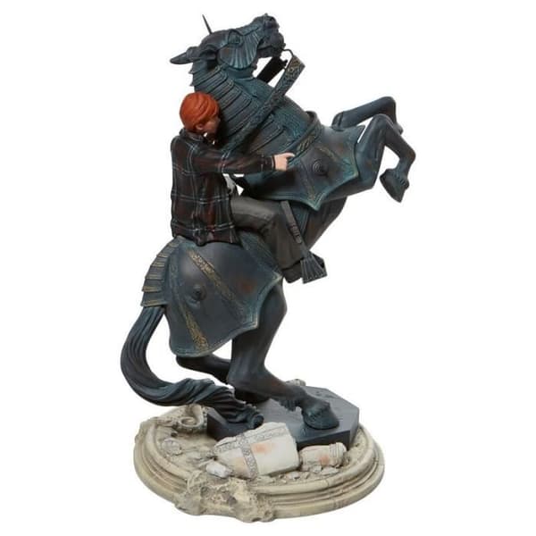 Harry Potter Resin Figurine: Ron till häst schackpjäs [32 cm]