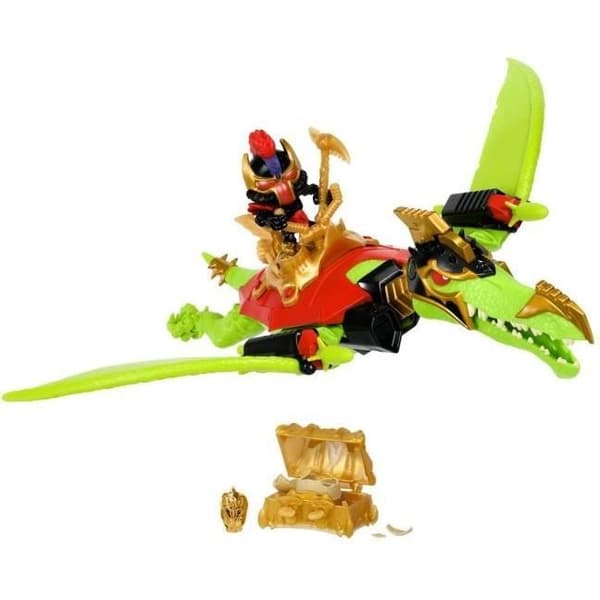 Pterodactyl Playset - ÄLGEKAKAR - Trésor X - Combat Dinosaur - Figur 23 cm