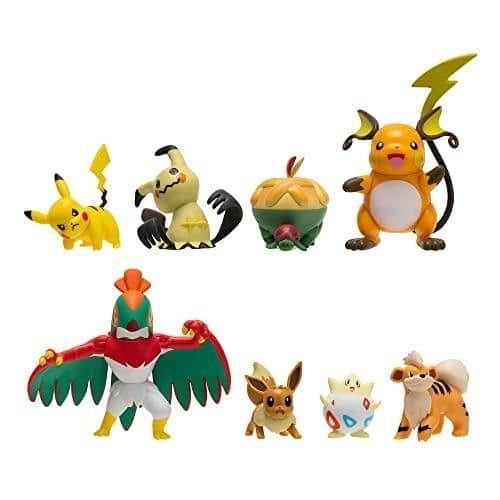 Pokémon-figurspel - POKEMON - Multipack 8-pack - Pikachu, Eevee, Appletun, Growlithe, Mimik