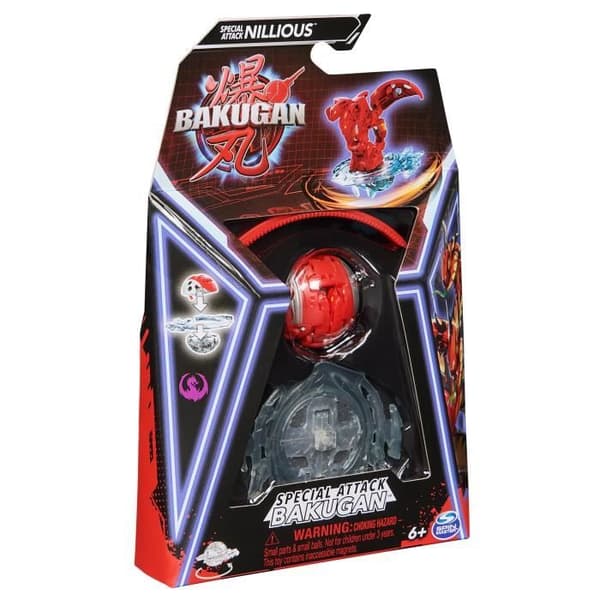 Bakugan Box - BAKUGAN - Pack 1 Bakugan Special Attack - Röd - från 6 år och uppåt - 9 färger tillgängliga
