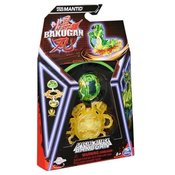 Bakugan Box - BAKUGAN - Pack 1 Bakugan Special Attack - Röd - från 6 år och uppåt - 9 färger tillgängliga