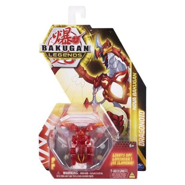 Bakugan Nova Luminous Season 5 Box med 2 kort - Random Model