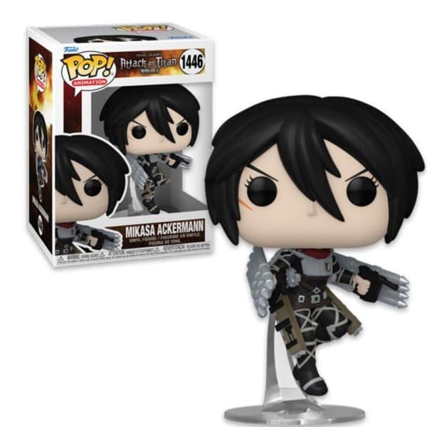 Figurine - Funko - Mikasa Ackerman - 9 cm - Flerfärgad - Attack on Titan