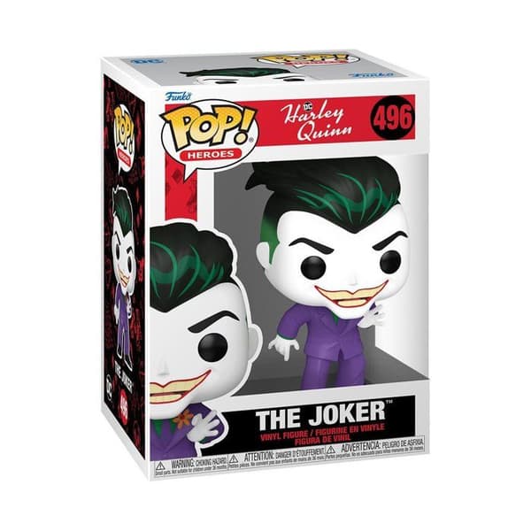 Figurine Funko Pop! N°496 - Harley Quinn Serie Animerad - Joker