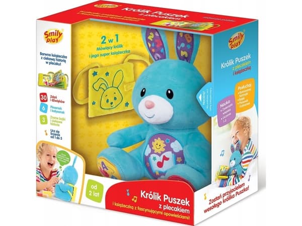 Smily Play Interaktiv kaninburk med rygg SmilyPl SP98297
