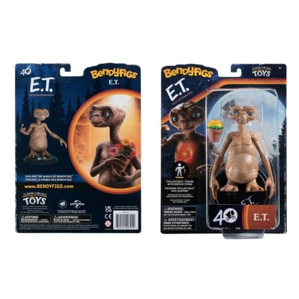 E.T., den utomjordiska flexibla figuren Bendyfigs E.T. 14 cm