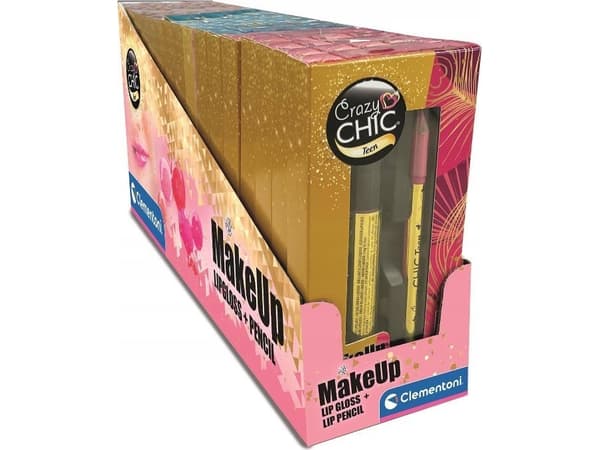 Clementoni Clementoni Vanvittig elegant. Lipgloss og lipliner 18850 p36 mix pris for 1 stk