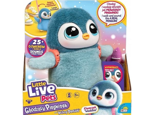 Cobi Little Live Pets interaktiv maskot - Vandrende pingvin