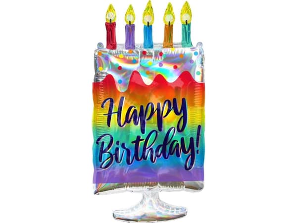 AMSCAN Balon foliowy SuperShape Tort 38x76cm