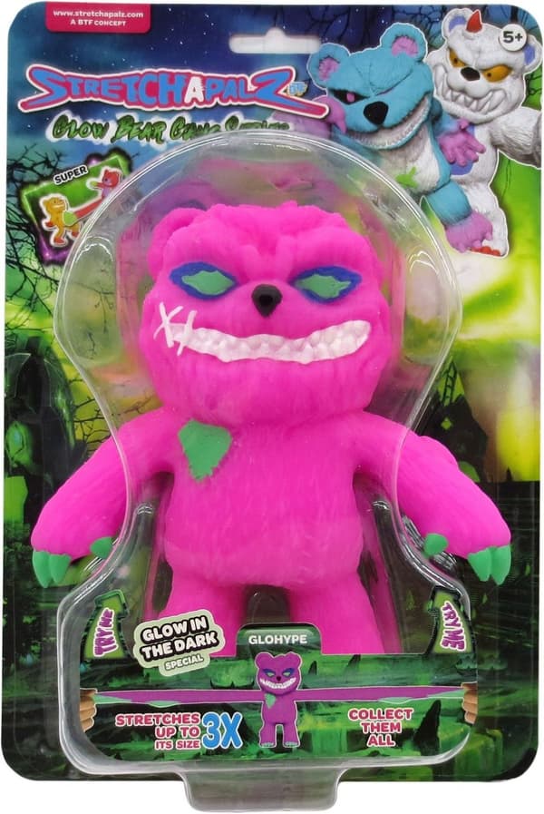 Stretchapalz Glow Bear Gang Series Glohype (Pink)