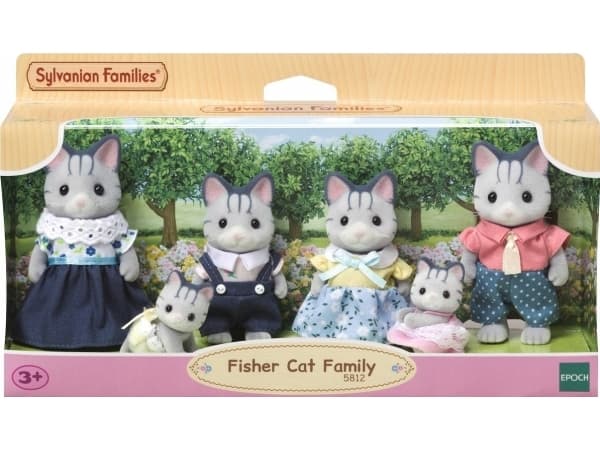 Epoch figuuri SYLVANIAN Kissaperhe Fisher 05812 58121