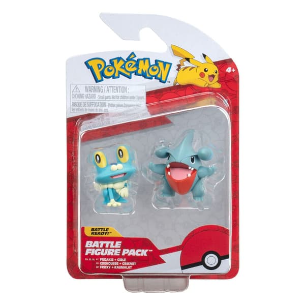 Pokémon Battle Figurpakke Gible & Froakie