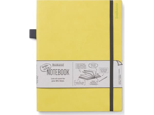 Peter Pauper Press Bookaroo Notatnik Journal duży - Limonkowy