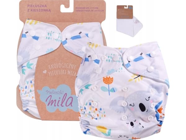 SIMED-DIAPER WITH POCKET + KOALA MICROFIBER INSERT
