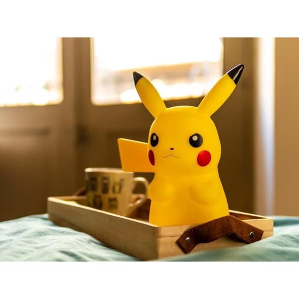 TEKNOFUN Pikachu LED figurlampa med fjärrkontroll - 25 cm
