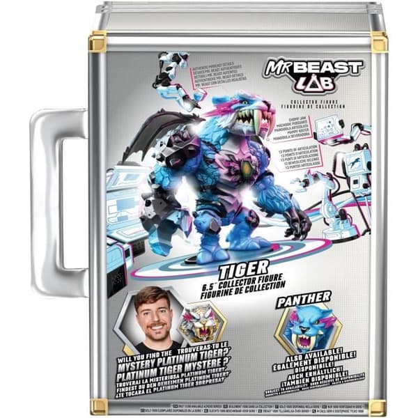 Samlarfigur - Älgleksaker - Mr. Beast Lab Tiger - 8,8 cm, Samling