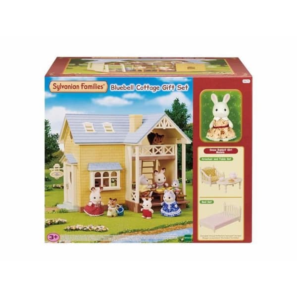 Stugan med det blå takboxsetet - SYLVANIAN FAMILIES - 5671 - För barn från 5 år och uppåt - Möbler ingår