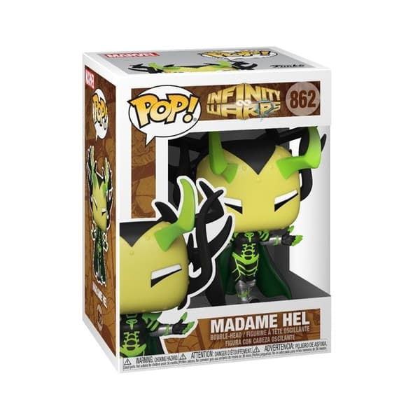 Marvel Infinity Warps Madame Hel POP Figur - Funko - Svart - 9cm